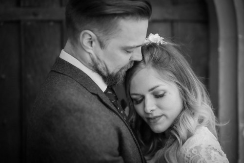 Oxford Wedding Photographer - Matthew Ellacott - Bride and Groom wedding portrait. Notley Abbey Buckinghamshire. Vintage style wedding portrait