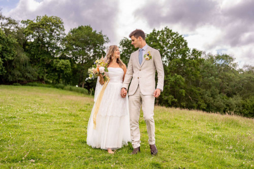 Bride and Groom wedding portrait