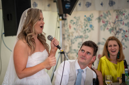 Bride's speech