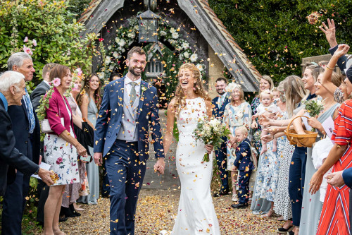 Confetti moment - Documentary Wedding Photography