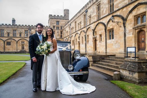 Christ Church College Oxford Wedding. Oxford University Wedding Photography by Matthew Ellacott Photography