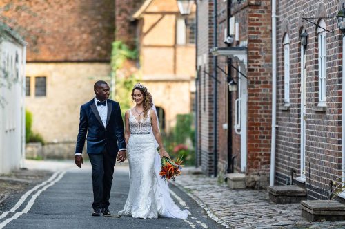 Bride and Groom Portrait Abingdon. Oxfordshire Wedding Photography by Matthew Ellacott Photography