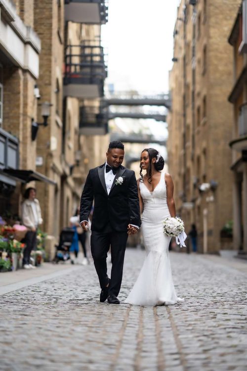 Bride and Groom Portraits London Wedding