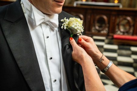 Wedding Ceremony at Wadham College Oxford. Oxford University Wedding Photography by Matthew Ellacott Photography