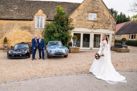 Couples portrait - Wedding Photography at Lapstone Barn Cotswold Wedding Venue. Photographed by Matthew Ellacott Photography