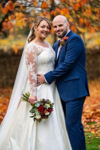 Couples portrait - Wedding Photography at Lapstone Barn Cotswold Wedding Venue. Photographed by Matthew Ellacott Photography