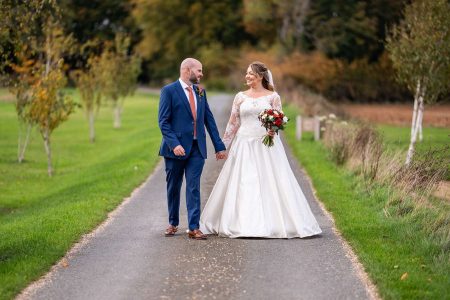 Couples portrait - Wedding Photography at Lapstone Barn Cotswold Wedding Venue. Photographed by Matthew Ellacott Photography