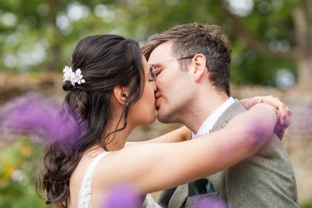 Couple Wedding Portraits Medley Walled Garden Oxford