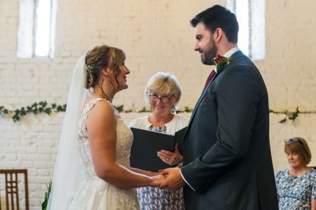 Wedding Ceremony at Ufton Court Berkshire Photographed by Matthew Ellacott Photography