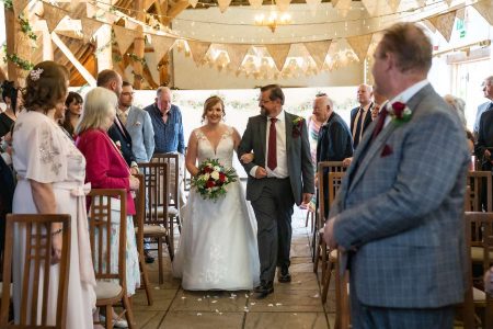 Wedding Ceremony at Ufton Court Berkshire Photographed by Matthew Ellacott Photography