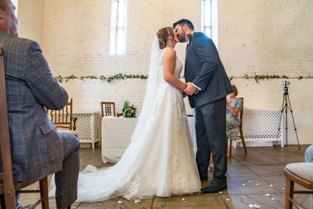 Wedding Ceremony at Ufton Court Berkshire Photographed by Matthew Ellacott Photography