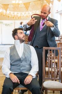 Wedding preparations at Ufton Court Berkshire Photographed by Matthew Ellacott Photography