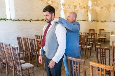 Wedding preparations at Ufton Court Berkshire Photographed by Matthew Ellacott Photography