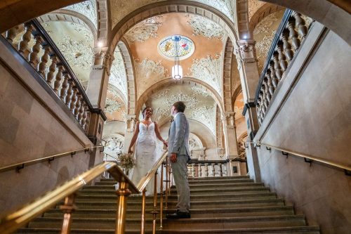 Wedding Ceremony at Oxford Town Hall, Oxford. Wedding Photography by Matthew Ellacott Photography