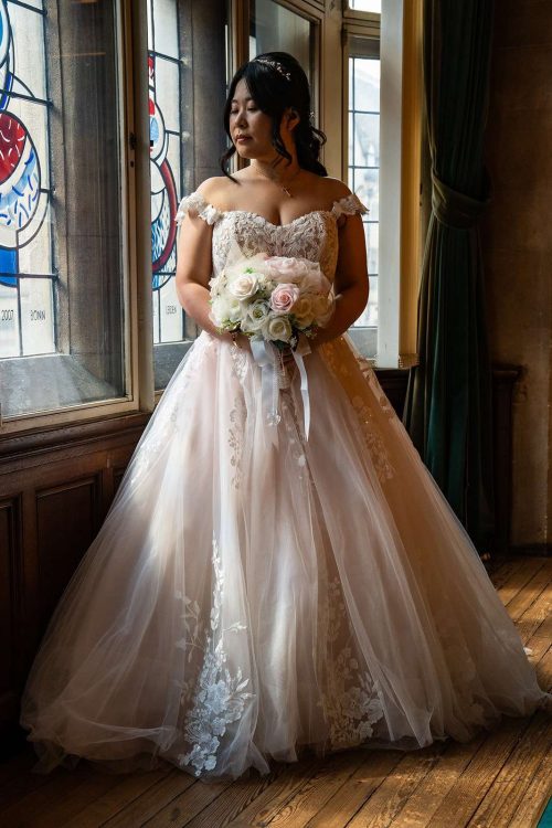 Wedding portrait Oxford Town Hall