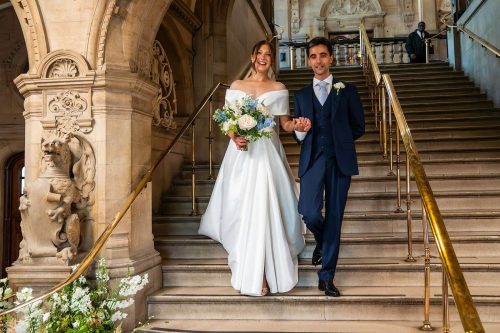 Wedding at Oxford Town Hall, Oxford. Wedding Photography by Matthew Ellacott Photography