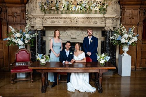 Wedding at Oxford Town Hall, Oxford. Wedding Photography by Matthew Ellacott Photography