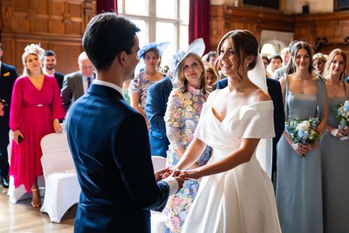 Wedding at Oxford Town Hall, Oxford. Wedding Photography by Matthew Ellacott Photography