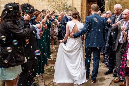 Wedding streamers - Wedding streamers instead of confetti photographed by Matthew Ellacott Photography