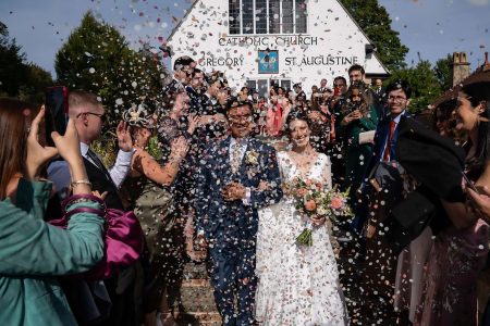 Wedding Confetti - Wedding Confetti Line photographed by Matthew Ellacott Photography