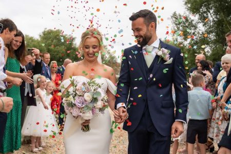 Wedding Confetti - Wedding Confetti Line photographed by Matthew Ellacott Photography